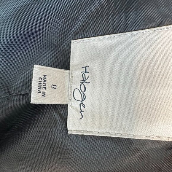 Halogen Black Open Front Blazer – Size 8 – Classic Workwear Jacket - Picture 4 of 4